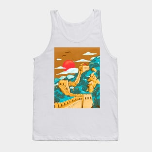 Great Wall of China by Cindy Rose Studio Tank Top